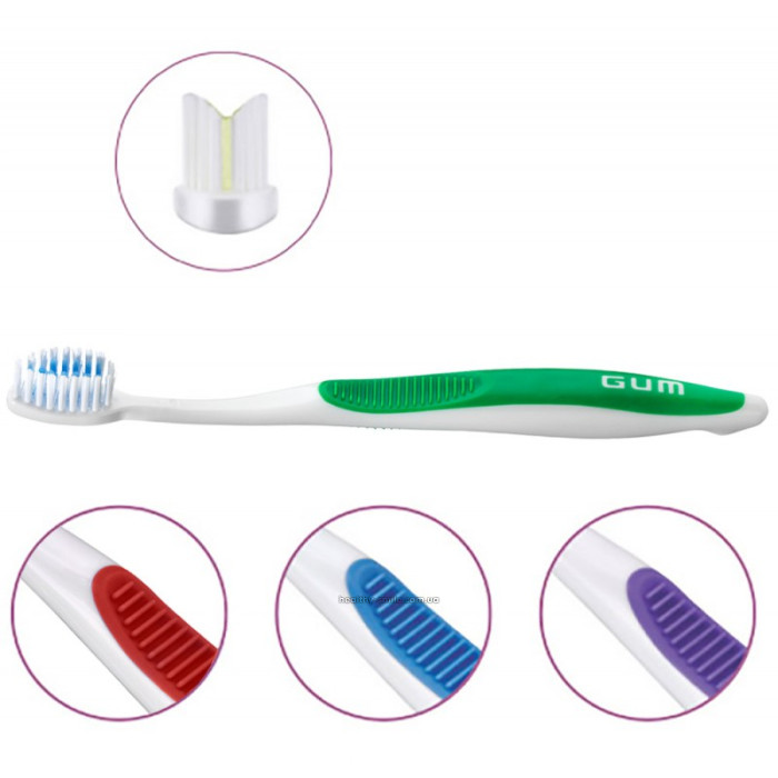 GUM Orthodontic Ортодонтична Зубна щітка  